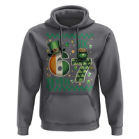 Funny St Patricks Six Seven Hoodie Gen Z Irish Gift