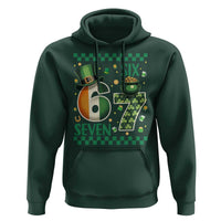 Funny St Patricks Six Seven Hoodie Gen Z Irish Gift