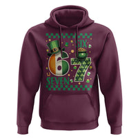 Funny St Patricks Six Seven Hoodie Gen Z Irish Gift