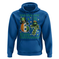 Funny St Patricks Six Seven Hoodie Gen Z Irish Gift