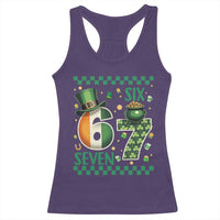 Funny St Patricks Six Seven Racerback Tank Top Gen Z Irish Gift