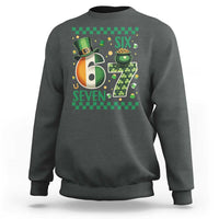 Funny St Patricks Six Seven Sweatshirt Gen Z Irish Gift