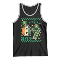 Funny St Patricks Six Seven Tank Top Gen Z Irish Gift