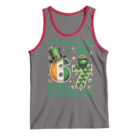 Funny St Patricks Six Seven Tank Top Gen Z Irish Gift