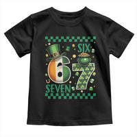 Funny St Patricks Six Seven Toddler T Shirt Gen Z Irish Gift