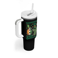 Funny St Patricks Six Seven Tumbler With Handle Gen Z Irish Gift