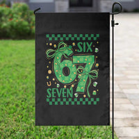 Funny St Patricks Day Garden Flag Six Seven Meme Irish Gag Gift