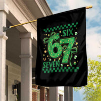 Funny St Patricks Day Garden Flag Six Seven Meme Irish Gag Gift