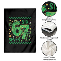 Funny St Patricks Day Garden Flag Six Seven Meme Irish Gag Gift