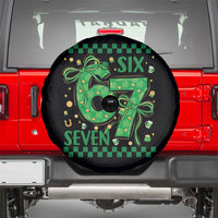 Funny St Patricks Day Spare Tire Cover Six Seven Meme Irish Gag Gift