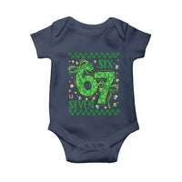 Funny St Patricks Day Baby Onesie Six Seven Meme Irish Gag Gift