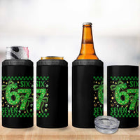 Funny St Patricks Day 4 in 1 Can Cooler Tumbler Six Seven Meme Irish Gag Gift