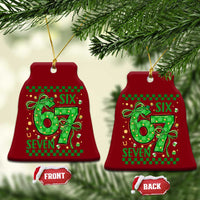 Funny St Patricks Day Ceramic Ornament Six Seven Meme Irish Gag Gift