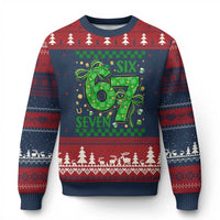 Funny St Patricks Day Ugly Christmas Sweater Six Seven Meme Irish Gag Gift