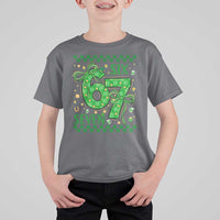 Funny St Patricks Day T Shirt For Kid Six Seven Meme Irish Gag Gift