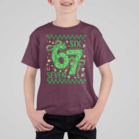 Funny St Patricks Day T Shirt For Kid Six Seven Meme Irish Gag Gift
