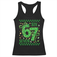 Funny St Patricks Day Racerback Tank Top Six Seven Meme Irish Gag Gift