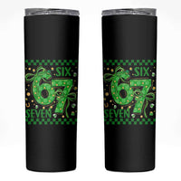 Funny St Patricks Day Skinny Tumbler Six Seven Meme Irish Gag Gift