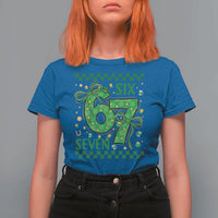 Funny St Patricks Day T Shirt For Women Six Seven Meme Irish Gag Gift
