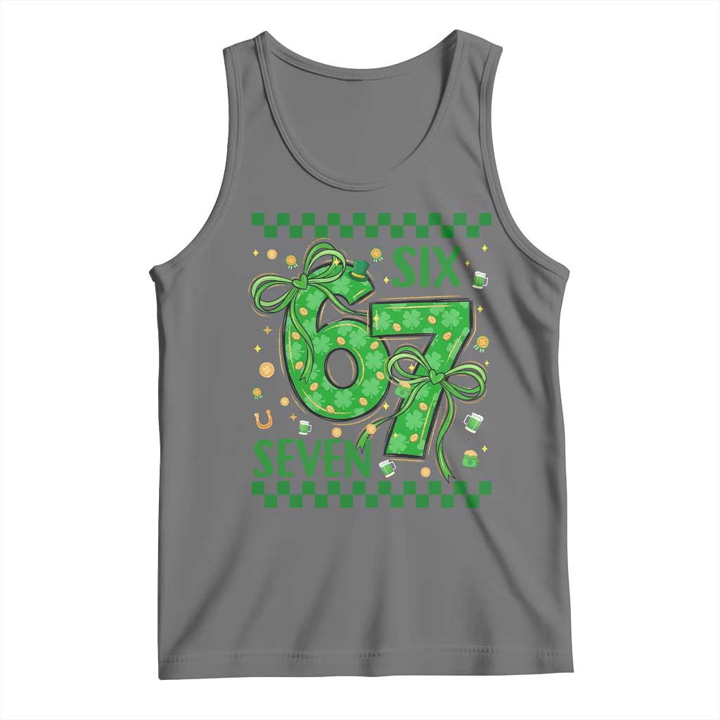 Funny St Patricks Day Tank Top Six Seven Meme Irish Gag Gift