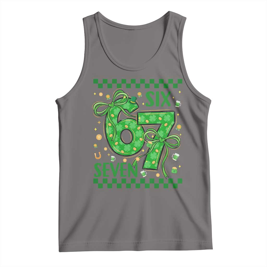 Funny St Patricks Day Tank Top Six Seven Meme Irish Gag Gift