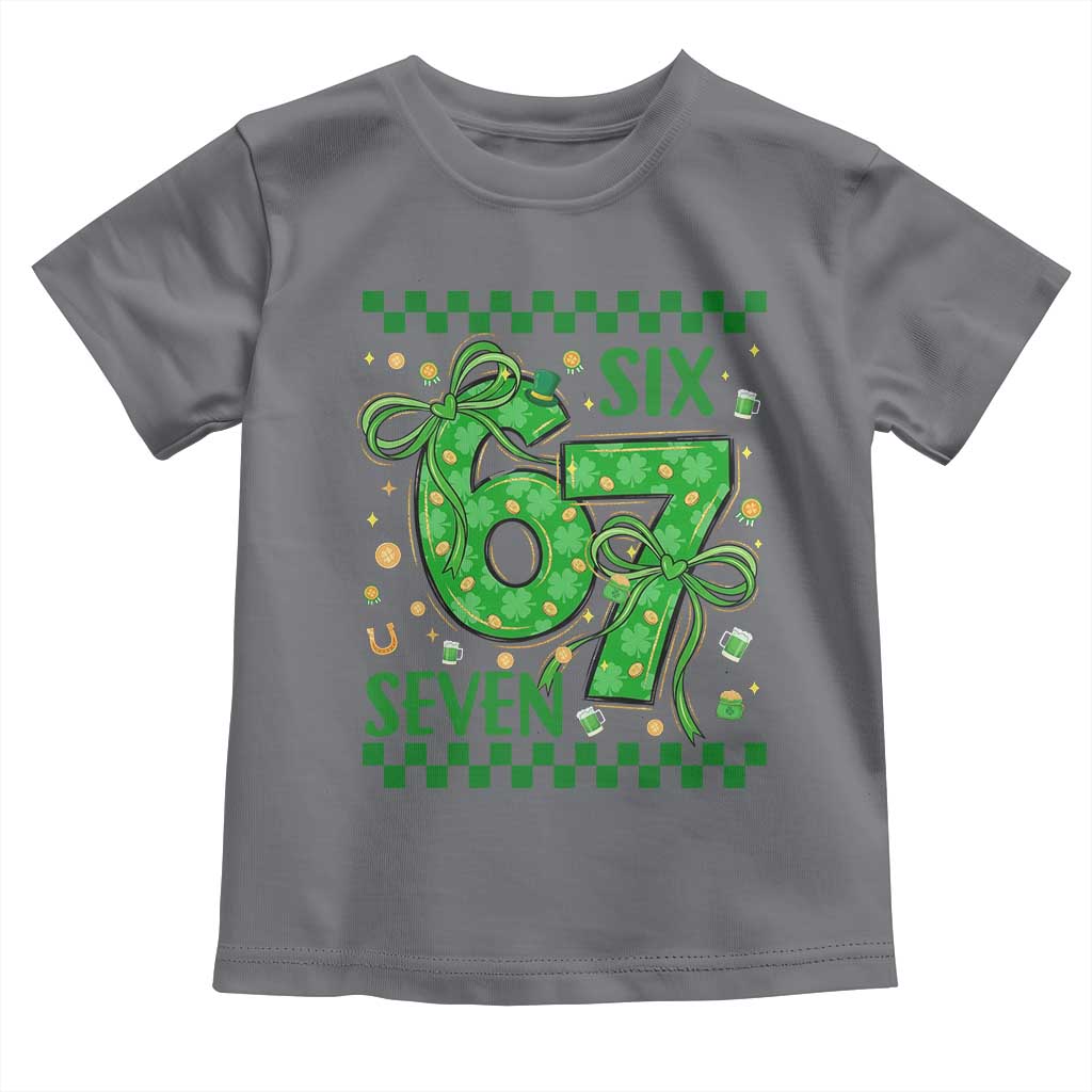 Funny St Patricks Day Toddler T Shirt Six Seven Meme Irish Gag Gift