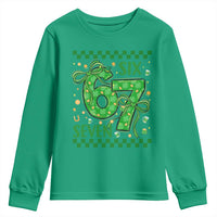 Funny St Patricks Day Youth Sweatshirt Six Seven Meme Irish Gag Gift