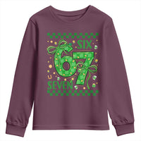 Funny St Patricks Day Youth Sweatshirt Six Seven Meme Irish Gag Gift