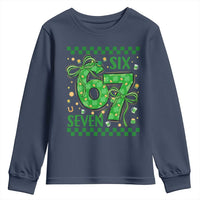 Funny St Patricks Day Youth Sweatshirt Six Seven Meme Irish Gag Gift