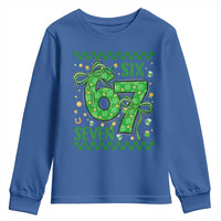 Funny St Patricks Day Youth Sweatshirt Six Seven Meme Irish Gag Gift