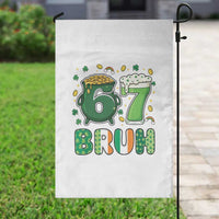 Funny St Patricks Day Six Seven Meme Garden Flag Irish American Gift