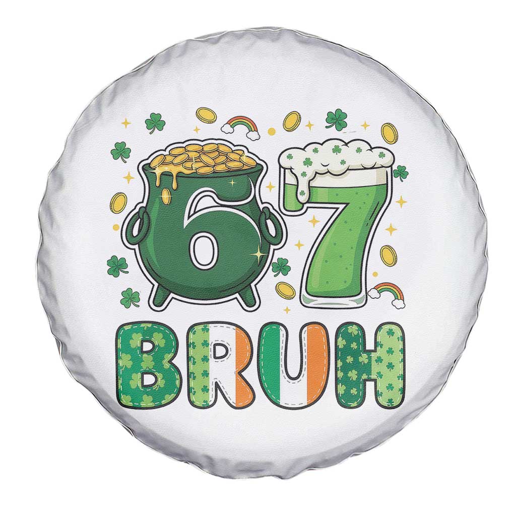 Funny St Patricks Day Six Seven Meme Spare Tire Cover Irish American Gift