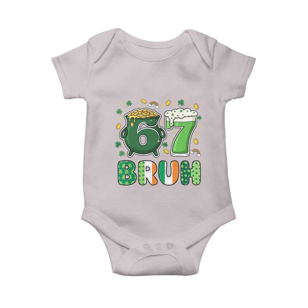 Funny St Patricks Day Six Seven Meme Baby Onesie Irish American Gift