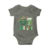 Funny St Patricks Day Six Seven Meme Baby Onesie Irish American Gift