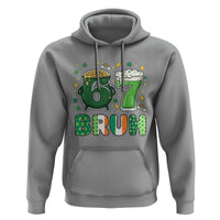 Funny St Patricks Day Six Seven Meme Hoodie Irish American Gift