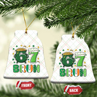 Funny St Patricks Day Six Seven Meme Ceramic Ornament Irish American Gift