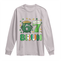 Funny St Patricks Day Six Seven Meme Long Sleeve Shirt Irish American Gift