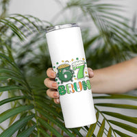 Funny St Patricks Day Six Seven Meme Skinny Tumbler Irish American Gift