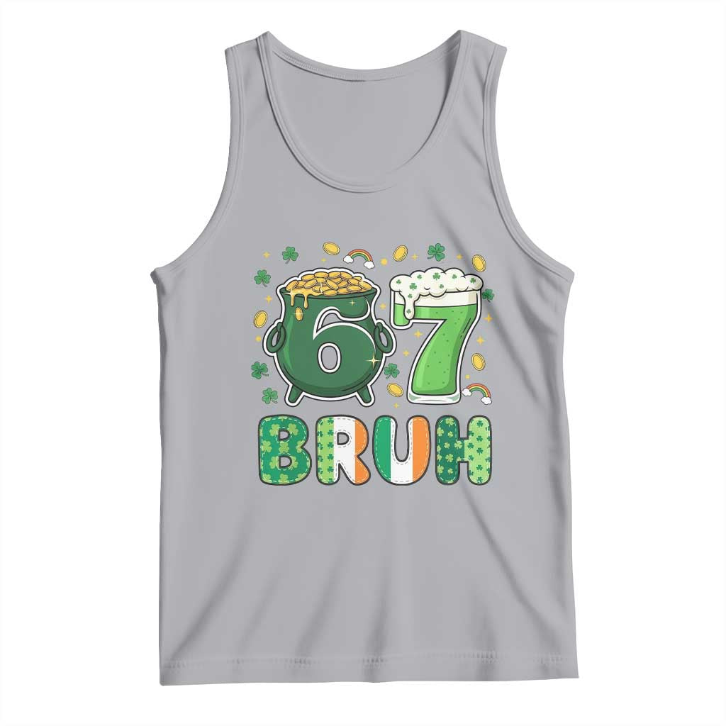 Funny St Patricks Day Six Seven Meme Tank Top Irish American Gift