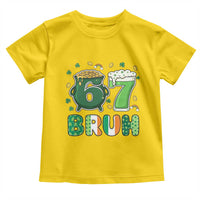 Funny St Patricks Day Six Seven Meme Toddler T Shirt Irish American Gift