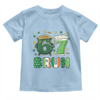 Funny St Patricks Day Six Seven Meme Toddler T Shirt Irish American Gift