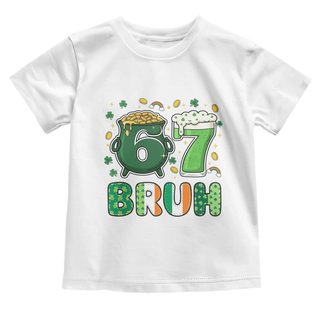 Funny St Patricks Day Six Seven Meme Toddler T Shirt Irish American Gift