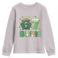 Funny St Patricks Day Six Seven Meme Youth Sweatshirt Irish American Gift