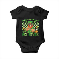 Funny Leprechaun Says Six Seven Baby Onesie St Patricks Day
