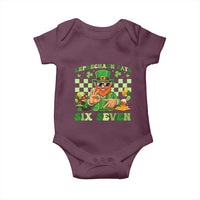 Funny Leprechaun Says Six Seven Baby Onesie St Patricks Day