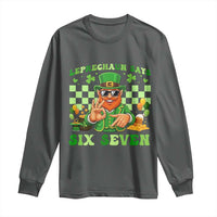 Funny Leprechaun Says Six Seven Long Sleeve Shirt St Patricks Day