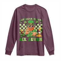 Funny Leprechaun Says Six Seven Long Sleeve Shirt St Patricks Day