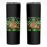 Funny Leprechaun Says Six Seven Skinny Tumbler St Patricks Day