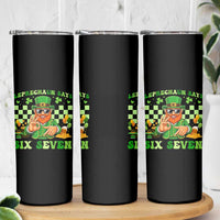 Funny Leprechaun Says Six Seven Skinny Tumbler St Patricks Day