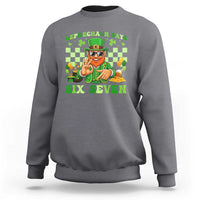 Funny Leprechaun Says Six Seven Sweatshirt St Patricks Day